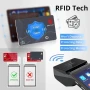 RFID блокиращ презареждащ се портфейл тракер, IP68 водоустойчив, търсач на артикули,, снимка 3