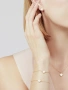Van Cleef & Arpels VCA Gold Mother of Pearl Sweet Alhambra Clover Дамско Колие, снимка 13