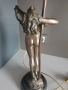 Frishmuth Tiffany лампа с бронзова фигура 80см10кг/еротика/стара ТИФАНИ лампа-статуетка на гола жена, снимка 10