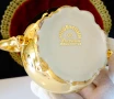 Захарница баварски порцелан,чисто злато,барок. , снимка 6
