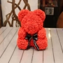 Мече изработено от рози с панделка, 38см, снимка 8