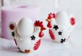 3D Кокошка петле поставка за яйце яйца Великденски силиконов молд форма калъп гипс кашпа