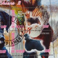 Пощенски марки  чиста комплектна серия КУЧЕТА поща Република Чад за колекция 29545, снимка 4 - Филателия - 37780410