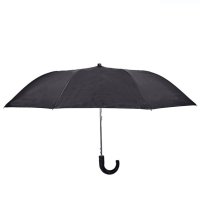 Чадър за дъжд Автоматичен черен 42 см, снимка 2 - Други - 42877854