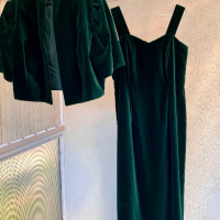 Прекрасна официална рокля с болеро SINAC Германия, снимка 3 - Рокли - 37746812