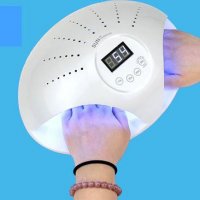 Професионална LED лампа за гел лак UV LED Lamp 2 in 1 , снимка 4 - Продукти за маникюр - 29317600