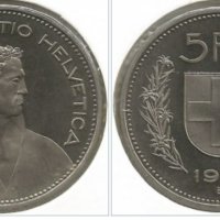 Изкупувам Швейцарски франкове на метални монети., снимка 1 - Нумизматика и бонистика - 29775042
