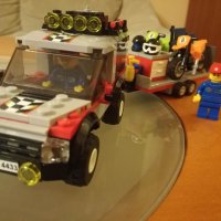 Конструктор Лего - модел LEGO Off-Road 4433 - Dirt Bike Transporter, снимка 1 - Конструктори - 39260590