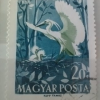 Красива колекция 3 бр. пощенски марки с птици Унгария 1959 г., снимка 4 - Филателия - 44750334