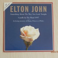 Elton John ‎– Something About The Way You Look Tonight & Candle In The Wind 1997, снимка 1 - CD дискове - 44419954