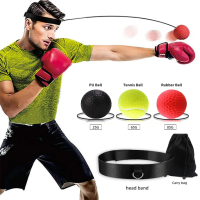 Бокс топка за трениране и подобряване на скоростта на рефлексите и реакцията, бойна червена топка, снимка 4 - Бокс - 44623423