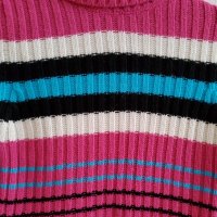 Красив и топъл пуловер с висока яка, снимка 3 - Блузи с дълъг ръкав и пуловери - 39037182