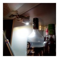 2114 Универсална LED лампа за монтаж върху панта за мебелни вратичкиве, снимка 5 - Лед осветление - 34993494