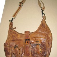 Маркова немска дамска чанта Baron of Maltzahn естествена кожа, отлична, снимка 1 - Чанти - 44405322