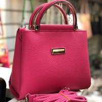 Дамска елегантна чанта с допълнителна дълга дръжка в различни цветове, снимка 1 - Чанти - 44329789
