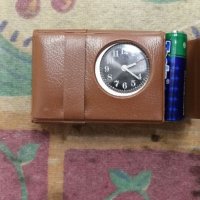 Стар руски джобен туристически часовник - будилник " ЛУЧ " , снимка 7 - Колекции - 38107006