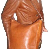 MUSKA - кафява чанта от естествена кожа, снимка 2 - Чанти - 17666759