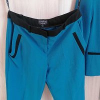 ATMOSPHERE  син дамски костюм#slim fit# комплект от панталон и сако , снимка 9 - Костюми - 29267205