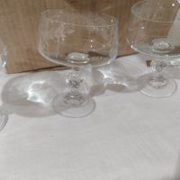 Кристални  чаши за вино / шампанско гравирани , снимка 4 - Антикварни и старинни предмети - 39096362