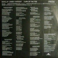 Грамофонна плоча Barclay James Harvest – Turn Of The Tide, снимка 3 - Грамофонни плочи - 34452194