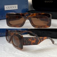 Gucci 2023 дамски слънчеви очила правоъгълни , снимка 1 - Слънчеви и диоптрични очила - 42764657