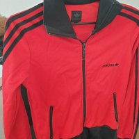 Adidas дамско червено горнище размер 36. s, снимка 8 - Спортни екипи - 38653605