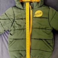 Детско зимно яке с качулка размер 6-9 месеца , снимка 7 - Детски якета и елеци - 42886834