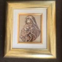  Продавам икона "Дева Мария" гоблен . , снимка 8 - Гоблени - 36881784