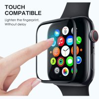  9D Стъклен Протектор за Apple Watch iWatch 41 45 40 42 44 38 49 mm мм стъкло ultra, снимка 5 - Аксесоари за Apple - 38553028