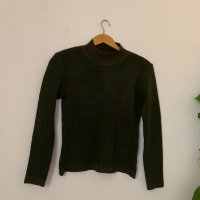 Зелена блуза xs/s, снимка 1 - Блузи с дълъг ръкав и пуловери - 39094918