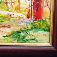 Маслена картина "Garden" - Вергиния Паскалева, снимка 5 - Картини - 40134680