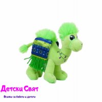 Плюшена камила със шарено седло, снимка 3 - Плюшени играчки - 36791362