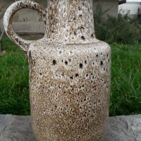 Немска керамична ваза ръчна изработка , снимка 1 - Колекции - 31298430