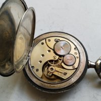 Сребърен джобен часовник Омега, снимка 14 - Джобни - 42344298
