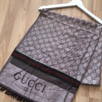 Висок клас маркови дамски и мъжки шал Gucci и Louis Vuitton, снимка 7 - Шалове - 37943013