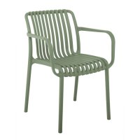 Стол трапезен градински Moda Arm Зелен, снимка 1 - Столове - 44294914