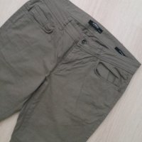 Летен памучен сиво-зелен панталон за момчета на възраст 12-13год. , снимка 2 - Детски панталони и дънки - 29486719