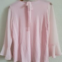 Красива блуза в нежен розов цвят , снимка 4 - Туники - 37747708