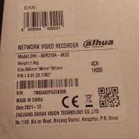 4 канален Dahua recorder NVR2104-4KS2 плюс 6 портов PoE switch Cudy, снимка 2 - Камери - 38563612