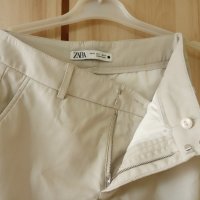 Дамски панталон ZARA от еко кожа , снимка 3 - Панталони - 38805453