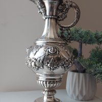 RRR Много рядка сребърна кана/ 19 век/сребро, злато, чаша, снимка 5 - Антикварни и старинни предмети - 36497082