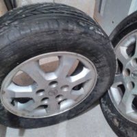 Продавам оригинални джанти за Опел Зафира 15" /5*110/ и летни гуми  Goodyear Excellence 195 / 65 R15, снимка 7 - Гуми и джанти - 29344702