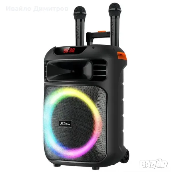 Безжична тонколона 15 Sing-e с 2бр. безжични микрофони, снимка 1