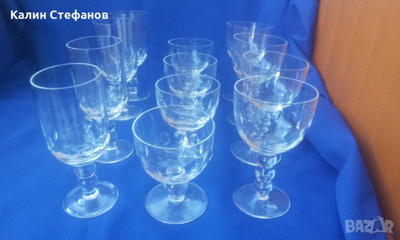 Три вида чаши за концентрат кристални от една серия, снимка 1