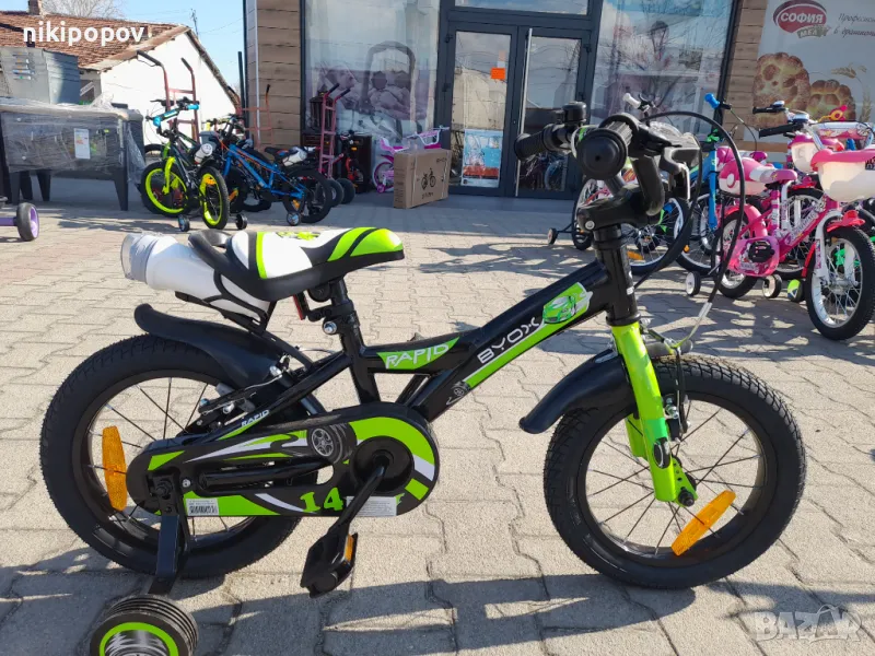 BYOX Велосипед 14" RAPID зелен, снимка 1