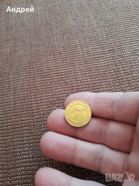 Стара значка 60 Години ДФС Локомотив, снимка 1