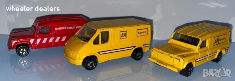 Метални колички Corgi Land Rover, Ford Transit, снимка 1