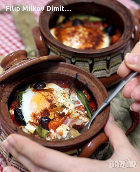 Комплект от 6 броя малки гравирани гювечета, снимка 1