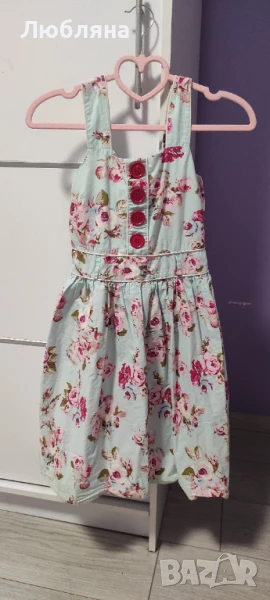 Синя Рокля на Цветя, снимка 1