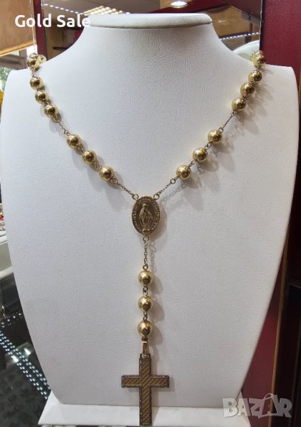 Уникален златен синджир - броеница, снимка 1